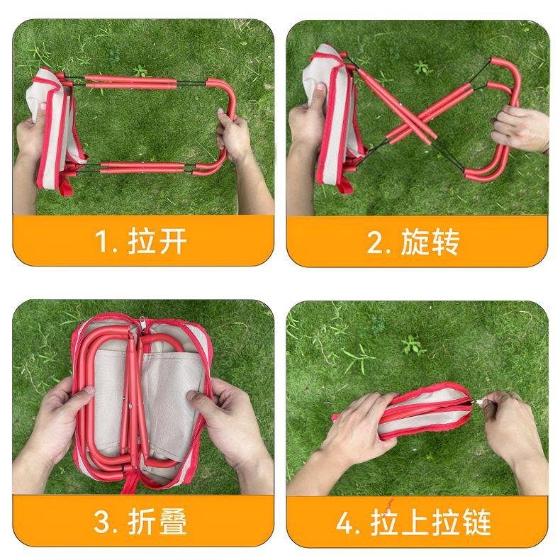 Ghế Gấp, Ngoài Trời Và Cắm Trại, Hộp Đựng Bút Chì, Ghế Câu Cá, Đa Chức Năng, Cầm Tay, Túi Xách, Thích Hợp Cho Queuing, Dụng Cụ Hữu Ích 2