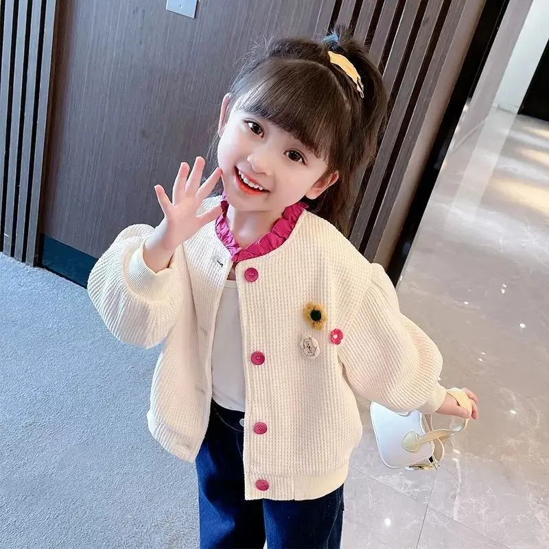 Áo Khoác Bé Gái, Phong Cách Phương Tây, Thời Trang Trẻ Em, Bộ Sưu Tập Mùa Xuân Và Mùa Thu 2023, Hàng Mới Về, Phong Cách Hàn Quốc, Thích Hợp Cho Bé Gái, Quần Áo Mùa Thu, Quần Áo Trẻ Em