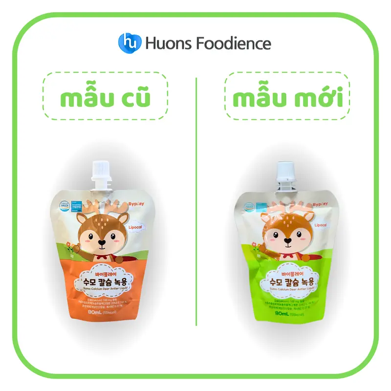 Canxi tươi nhung hươu Sumo Calcium Deer Antler Liquid Hàn Quốc tăng cao 1