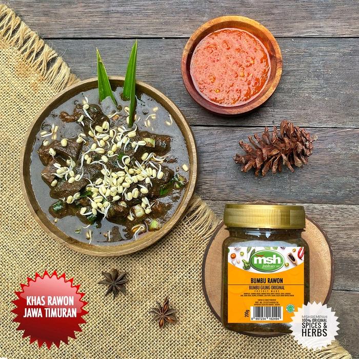 Gambar MSH    Bumbu  Rawon 200gr - - dari MSH REMPAH Kota Administrasi Jakarta Selatan Tokopedia