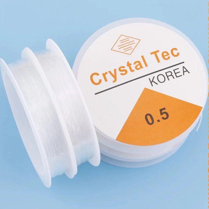  Cuộn Dây Cước Thun Co Giãn Trong Suốt Xỏ Chuỗi Hạt 
