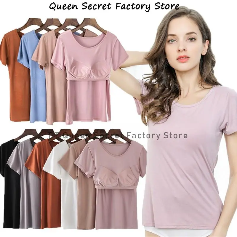 Bra Lengan Pendek, Bahan Kapas, Dengan Pelapik Dada, Rompi, Baju-T Lengan Separuh, Gaya Kasual, Leher Krew dan Leher V, Langsing, Rekaan Polos, Bunga atau Berjalur, Tersedia dalam Hitam dan Putih.