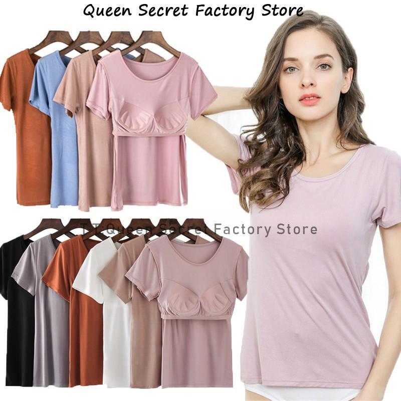 Áo Ngực ngắn Tay Áo, Chất Liệu Cotton, Có Đệm Ngực, Áo Ngực Vest, Áo Thun Tay Lửng Cổ Thuyền Thường Ngày Cổ Chữ V, Ôm Sát, Thiết Kế Trơn, Hoa Hoặc Sọc, Có Màu Đen Và Trắng.