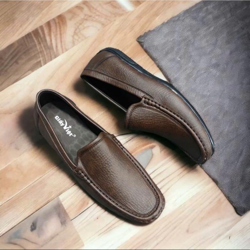 Giày lười nam 2 màu nâu và đen size 39 đên 44 đổi trả nêu không vừa size đế khâu chăc chắn (CLRK) 3