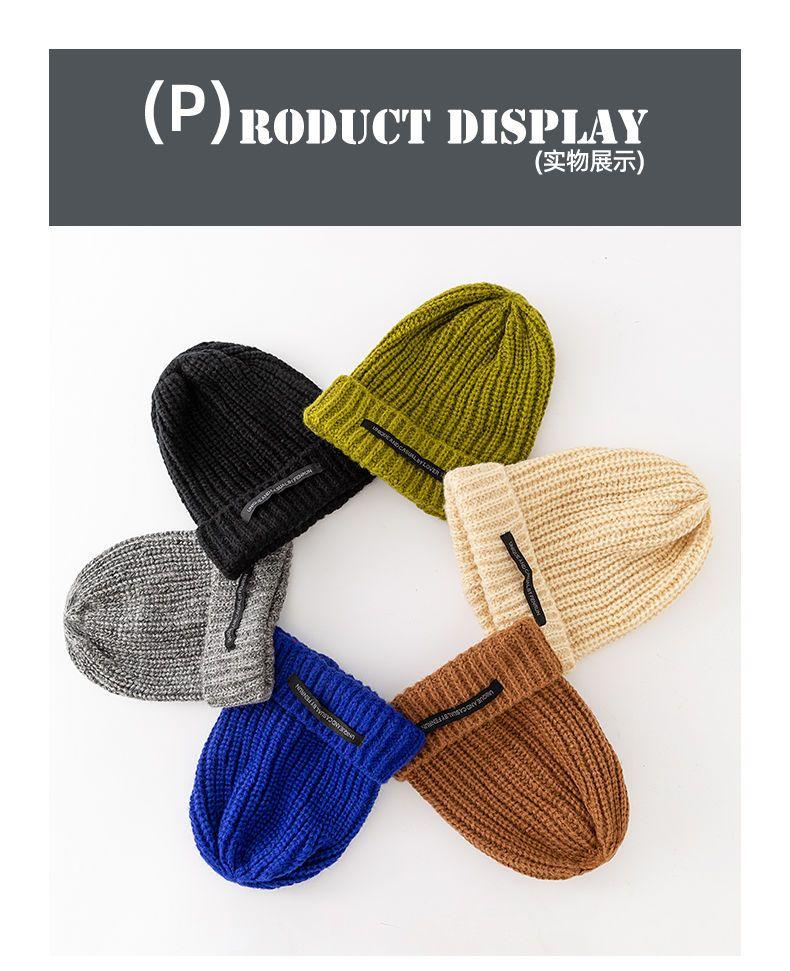 Product Introduction of Mũ Dệt Kim, Dành Cho Nam Giới, Chu Vi Đầu Lớn, Mũ Len, Mùa Thu Và Mùa Đông, Dày Dặn, Ấm Áp, Cọc Ngoại Cỡ, Mũ Len Mới, Mũ Đệm Bông, Thương Hiệu Thời Trang 14