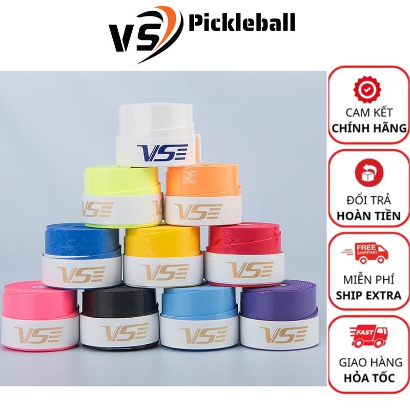 COMBO 5-10 Quấn Cán Cầu Lông VS Siêu Đẹp Dây Quấn Cán Vợt Cầu Lông Tennis Pickleball Loại Thoáng Khí Bề Mặt Êm Tay Chống Trơn Trượt Sport Cacbon