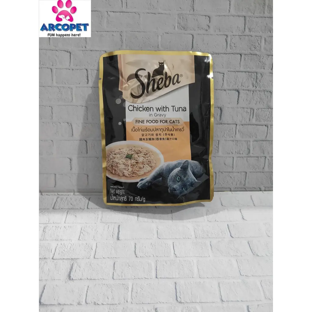 Sheba Pouch All Varian 70 GR  Makanan Kucing Basah
