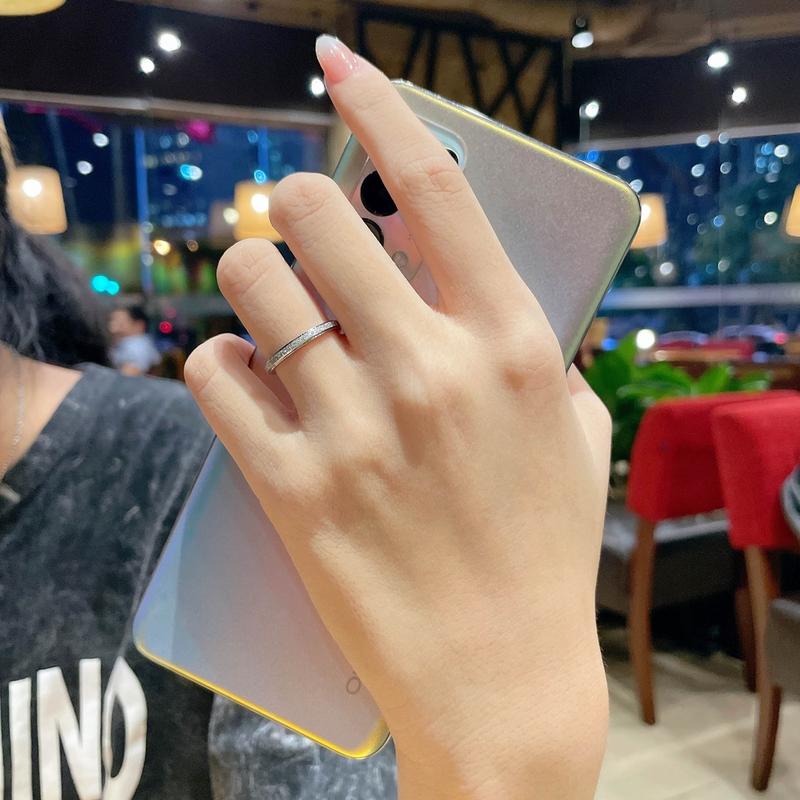 Nhẫn cặp đôi CDE Milgrain Ring CDE8003SV & CDE8004SV Couple Titan - Nhẫn nam Nữ Women Voi 4