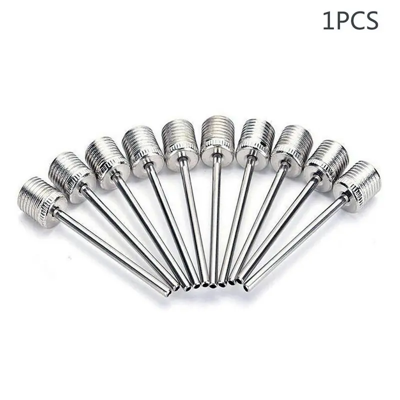 Kim Bơm Bóng Thể Thao Bằng Thép Không Gỉ, Để Bơm Xe Đạp Và Bóng Rổ, 1 Cái 8