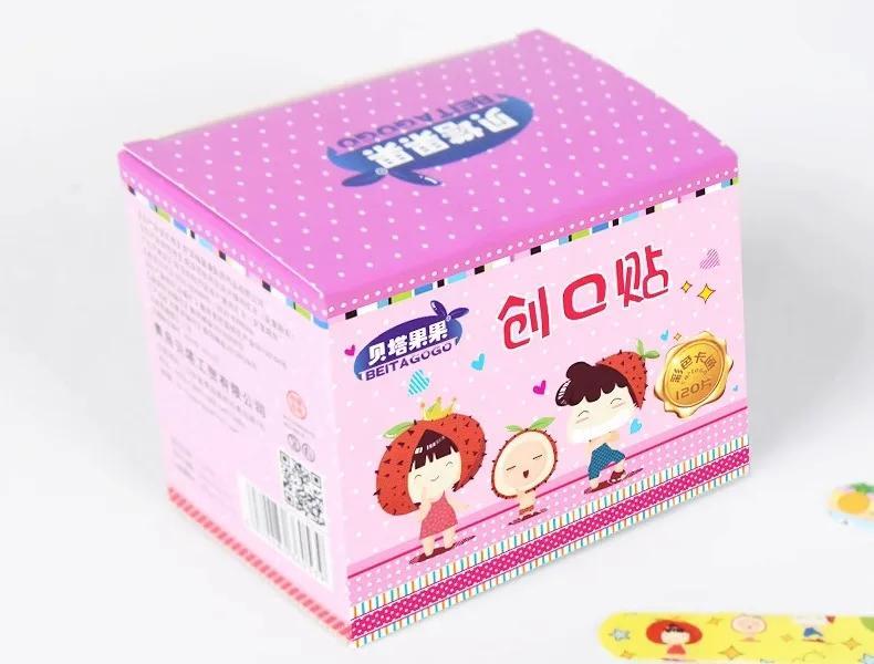 Product Introduction of 120Pcs/box Cartoon Band-aid Cute Mini Children Breathable Transparent Waterproof Bandage Medical Ok Bandages Hemostatic Patch 3