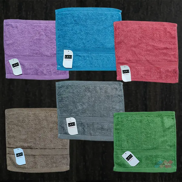 Sapu Tangan Kecil Tebal Polos Katun Aneka Warna Merk Lexi Ukuran 30x30 Cm Hadiah