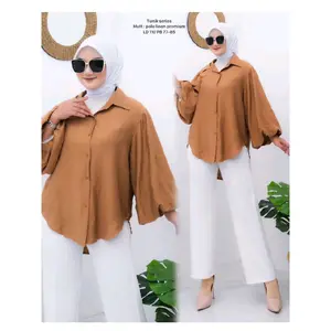 Tunik Polo Linen Tiffani