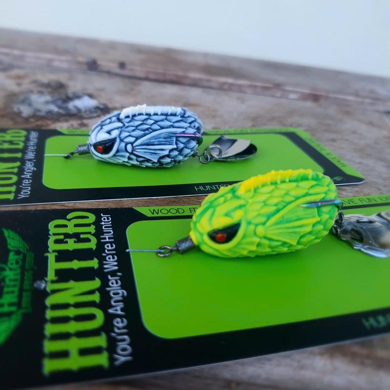 [MUA 2 TẶNG 1 THÌA NHÁI ]Mồi HUNTER V6 Câu Lure Cá Lóc Siêu Nhạy SIZE 7g moi gia 1