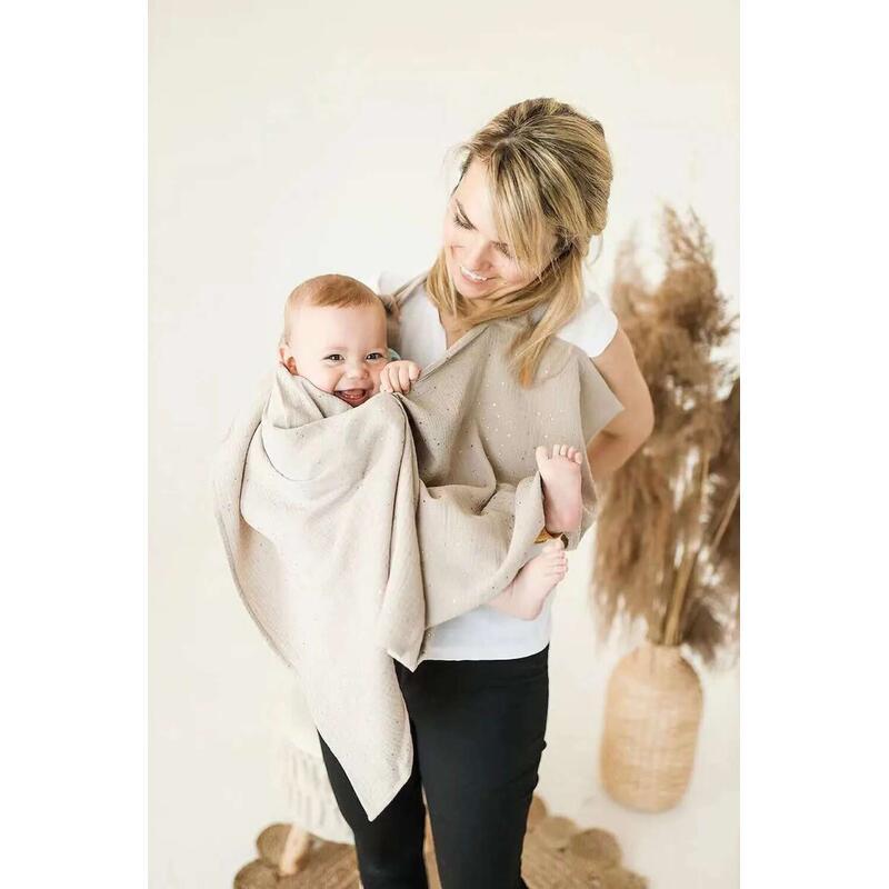 Product Introduction of New Cotton Mus Nursing Covers For Newborn Baby Swaddle Blankets Cute Outgoing Breastfeeding Shawl Towel Soft Sleeping Blanket 9