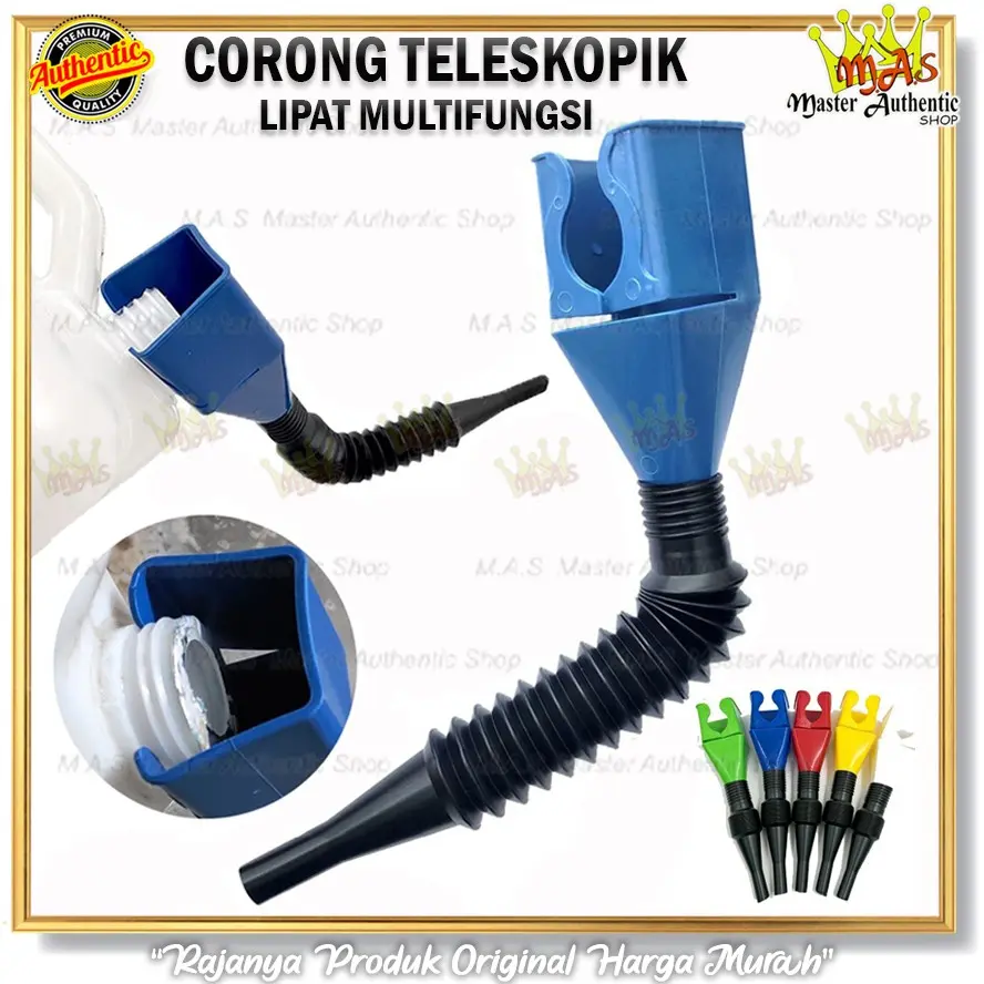 Corong Teleskopik Lipat Selang Pengisi Cairan Air Oli Multifungsi