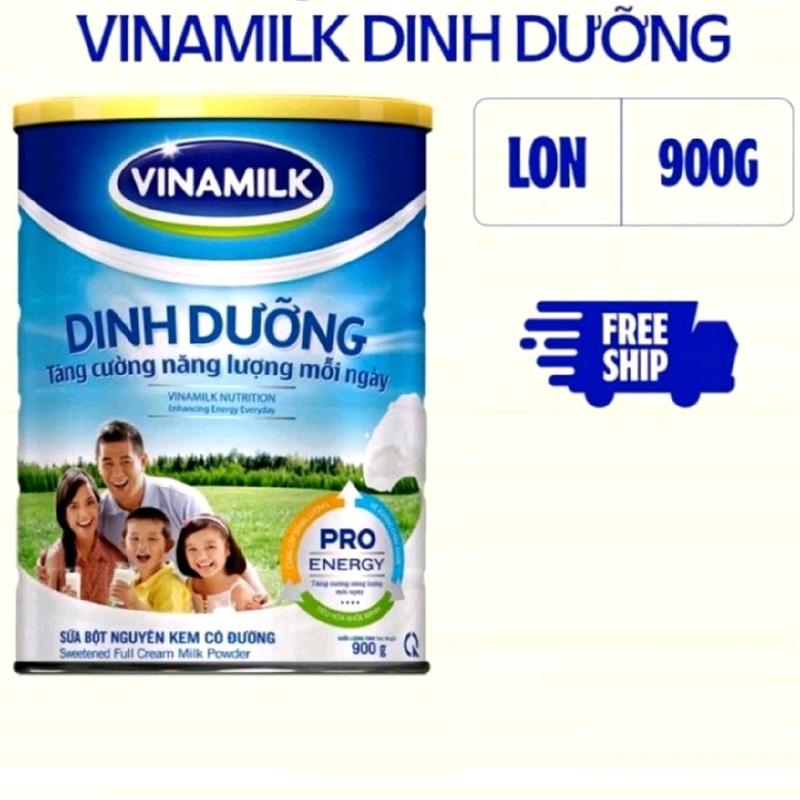 Thực phẩm bổ sung Sữa Nguyên kem có đường Vinamilk Dinh Dưỡng - Hộp thiếc 900g