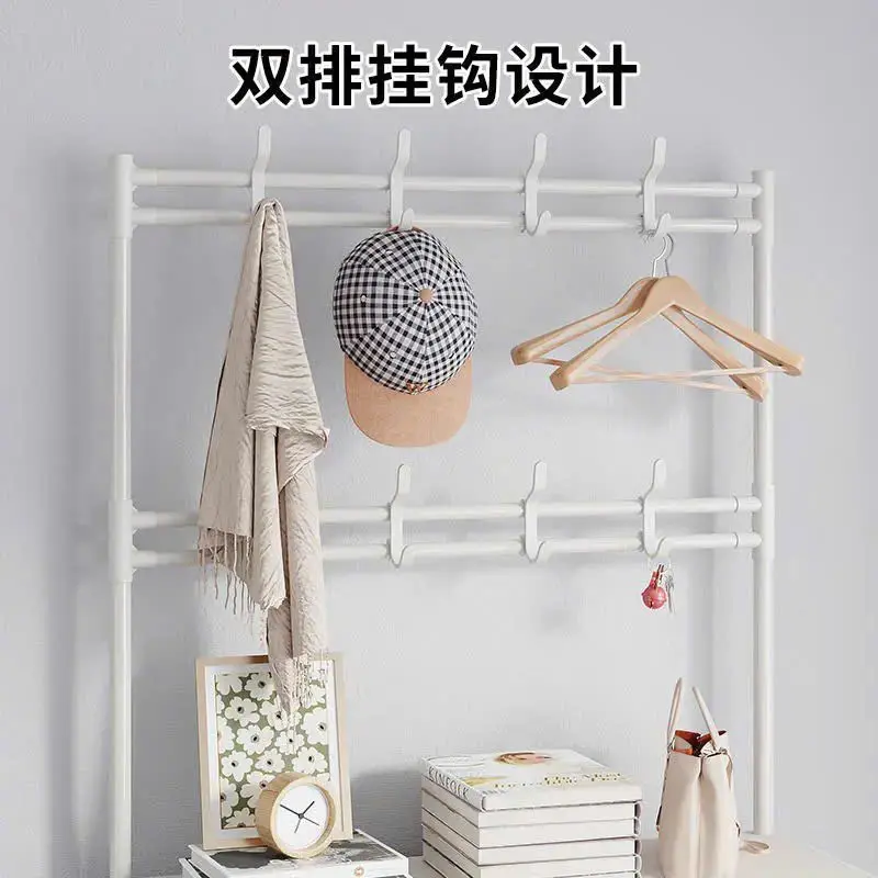 Kệ Để Giày Dép 6 Tầng Đa Năng Ykahouse Khung Kim Loại Kèm Rèm Chống Bụi Bẩn - Kitchen rak  ji ke  dung kedung  giay kệ  để kệ  6 treo  đồ Lắp Ráp kệ  để kệ  để kệ  để kệ  hàng kệ  sắt 4