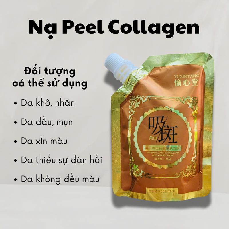 Combo 3 Gói Peel Da Collagen  Dạng Mặt Nạ  Màu Nâu (1 Gói 100g ) Mã Mới SP001729 3