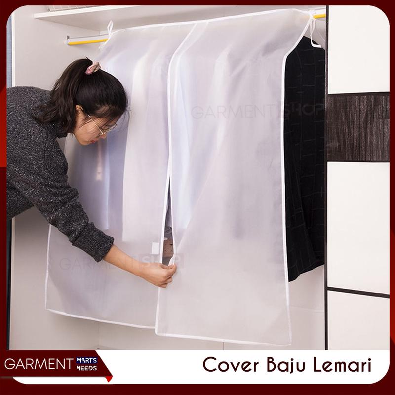 Cover Pelindung Pakaian Celana Gamis Anti Debu Penutup Lemari Jemuran Bahan Waterproof Tebal 1
