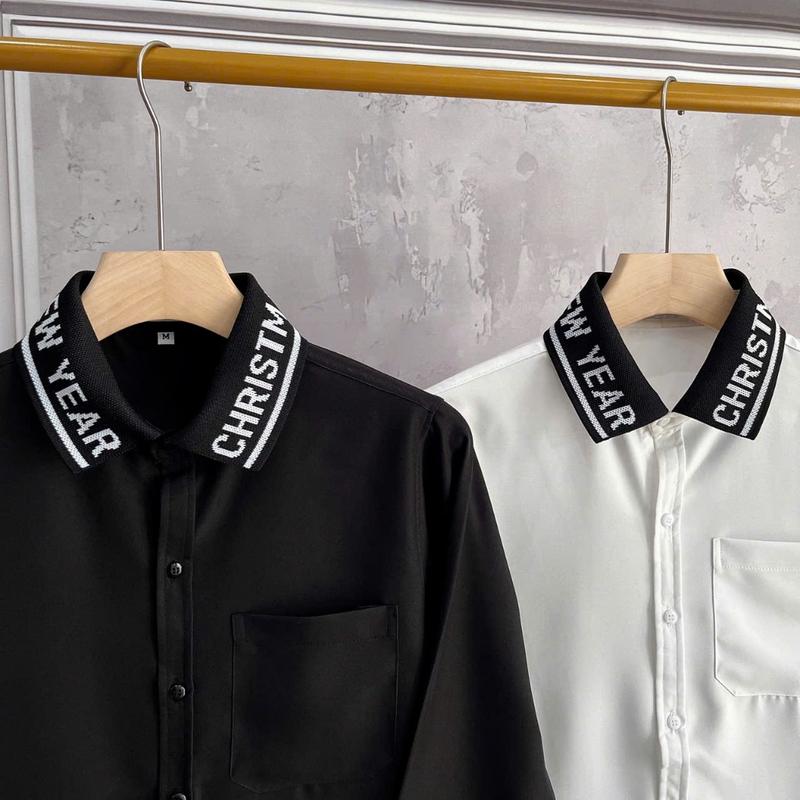 Áo sơ mi nam dài tay boy phố cao cấp mẫu mới Hot nhất hiện nayTiêu chuẩn cơ bản phù hợp Menswear 3