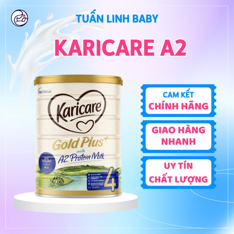 [3 LON] Sữa tăng trưởng Karicare đạm A2 đủ số date xa cho bé 2y hương vị thơm ngon