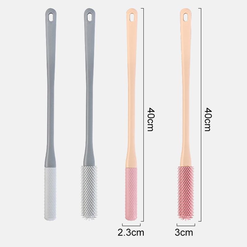 Product Introduction of 2pcs Soft Toe Gaps Cleaning Brush Foot Washing Silicone Scrubber Brush Foot Rubbing Board Bathing Gadget 3