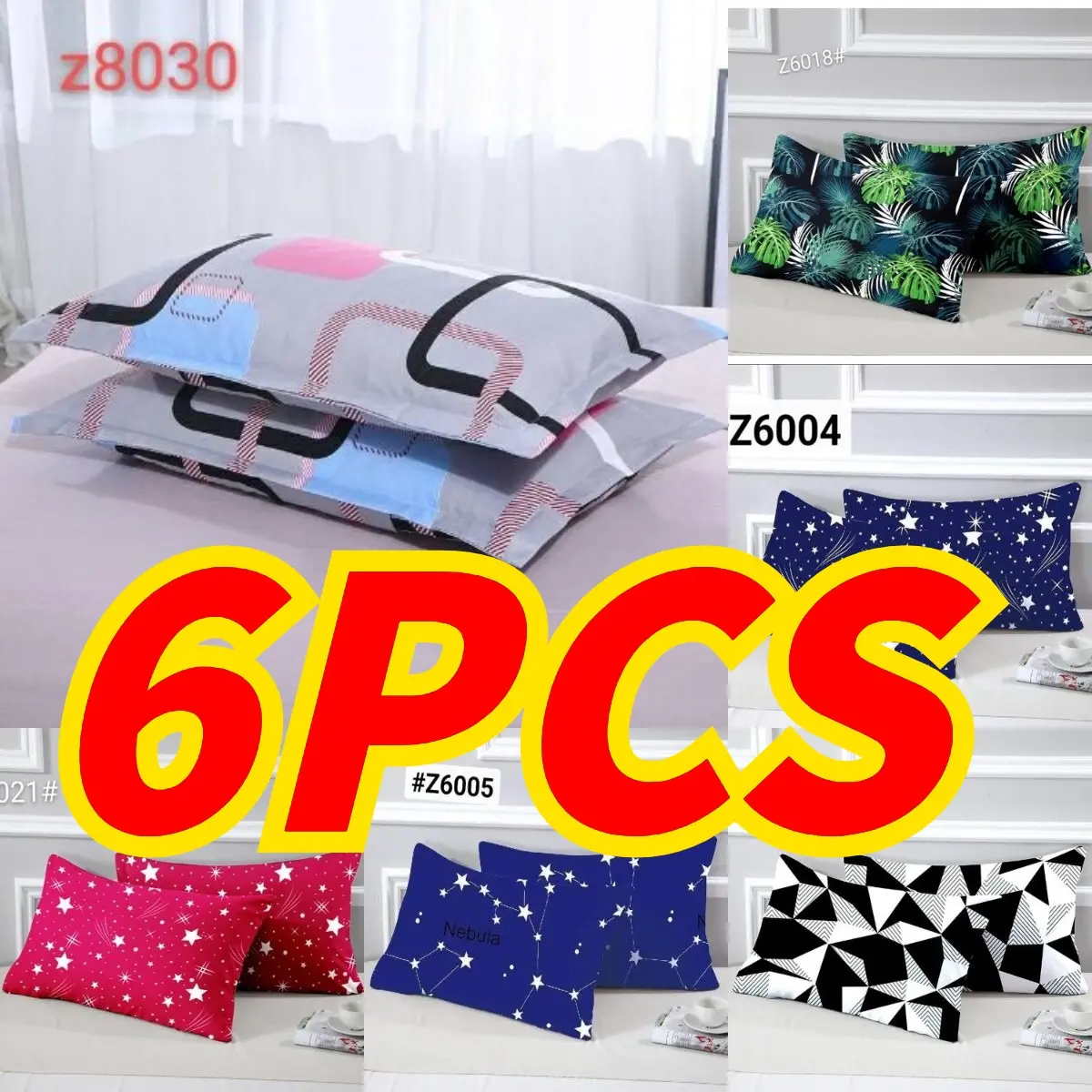【6PCS】Pillow Case Set 6 Pcs Punda Unan Set 6 Pcs Bolster Silk Pillowcase Punda Ng Unan For Sofa Without Zipper 12 Pcs Free shipping Buy 2 Take 2 18x28 Inches 20x30 Big Size Aesthetic Medium Size 4 Pcs For Sale Plain Color Queen Size High Quality Canadian