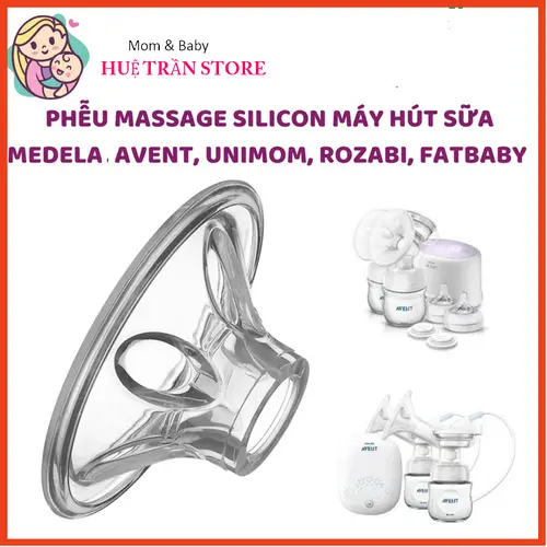 Phễu Massage Silicon Máy hút sữa ,Avent, Spectra, FATZBABY, Rozabi, Cimirle,...|Phụ kiện thay thế máy hút sữa AVENT