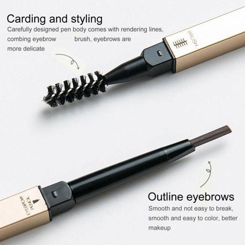 Product Introduction of Dual-ended Thin Eyebrow Pencil Waterproof & Sweatproof Natural Eyebrow Pencil 32