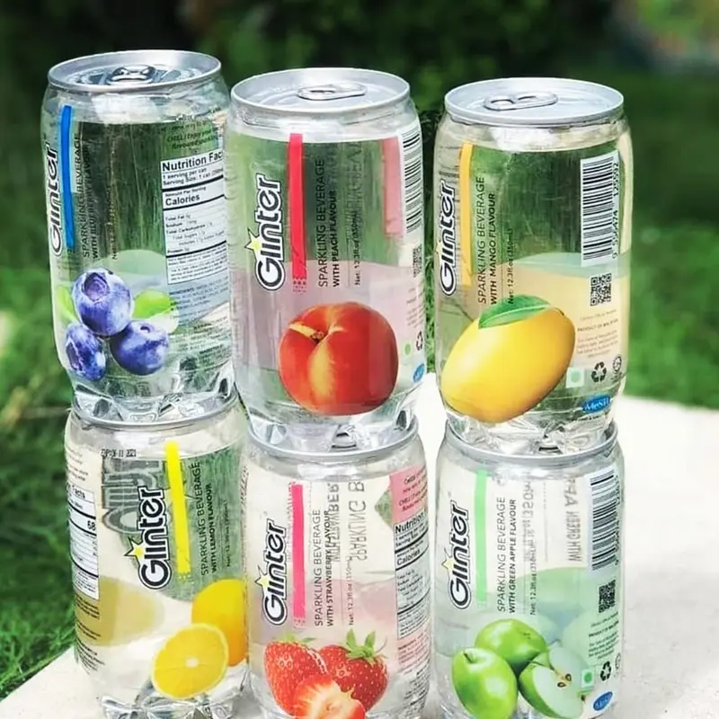 Glinter not OKF Sparkling Water Guava 350ml Minuman Pink Air Drink Soda 1