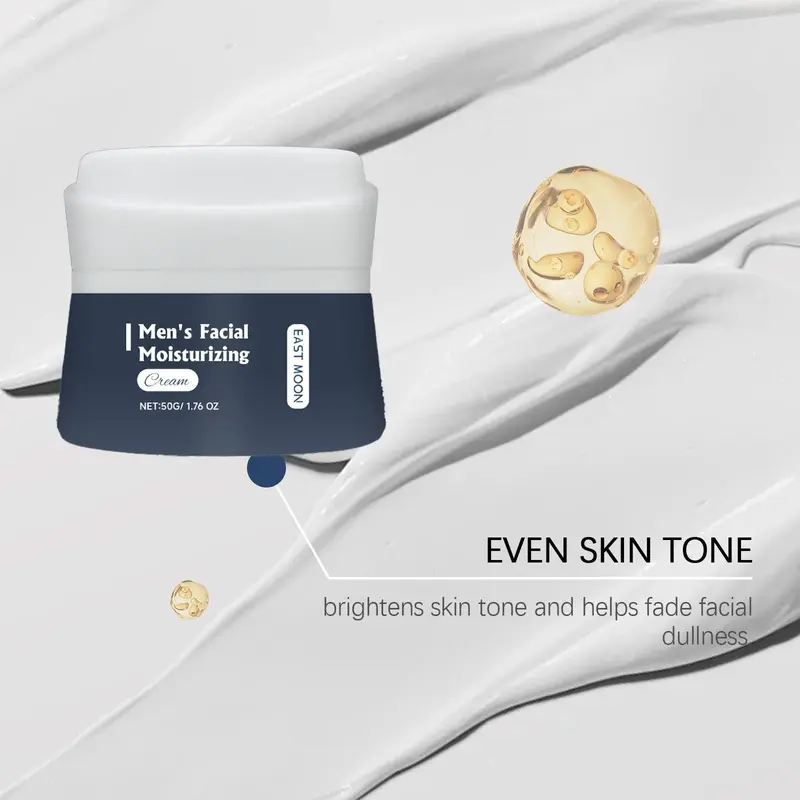 Men's Facial Moisturizing Cream, Hydrating Face Cream, Moisturizing Face Cream, Face Lotion for Men, Skin Care Product for Men 4