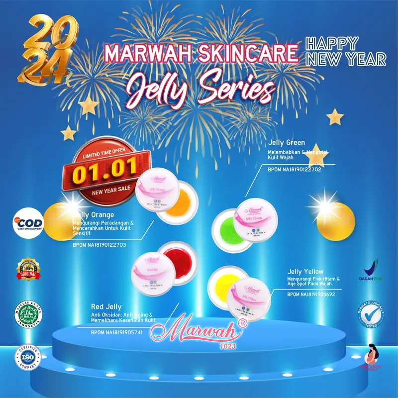 Marwah Skincare Jelly Series - Mengencangkan dan Mencerahkan 6