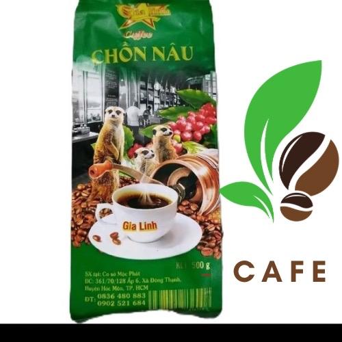 Cafe pha phin chồn nâu 500gam