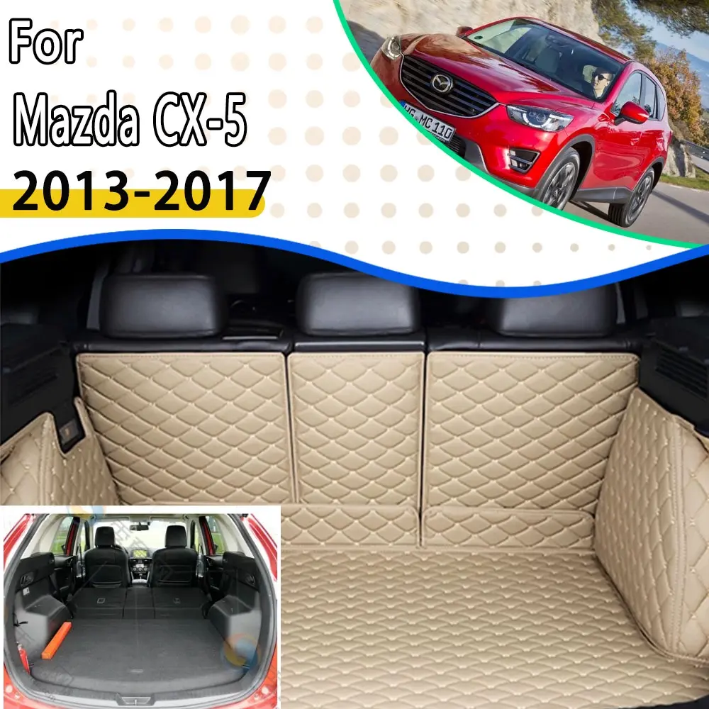 Thảm Cốp Sau Ô Tô, Cho Mazda CX-5 CX5 CX 5 KE 2013 2014 2015 2016 2017, 5 chỗ, Chống Thấm Nước, Tapis Voiture, Phụ Kiện Xe Hơi, Thảm Xe Hơi
