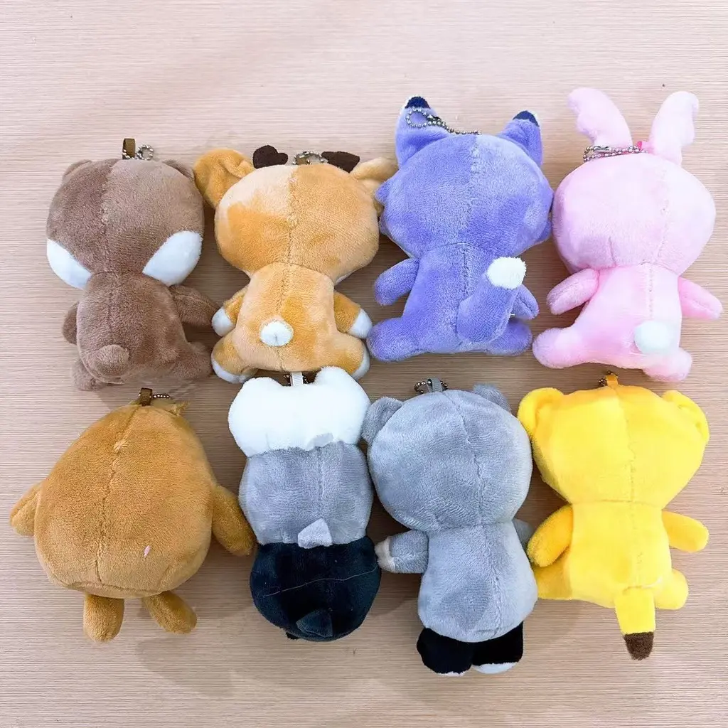 10cm Kpop Idol Seventeen Miniteen Plush Sitting Posture Doll Key