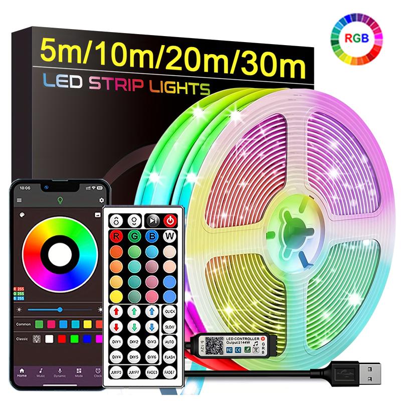 Lampu Jalur Led, RGB, Tersedia dalam 5m, 10m, 20m dan 30m, Lampu ...