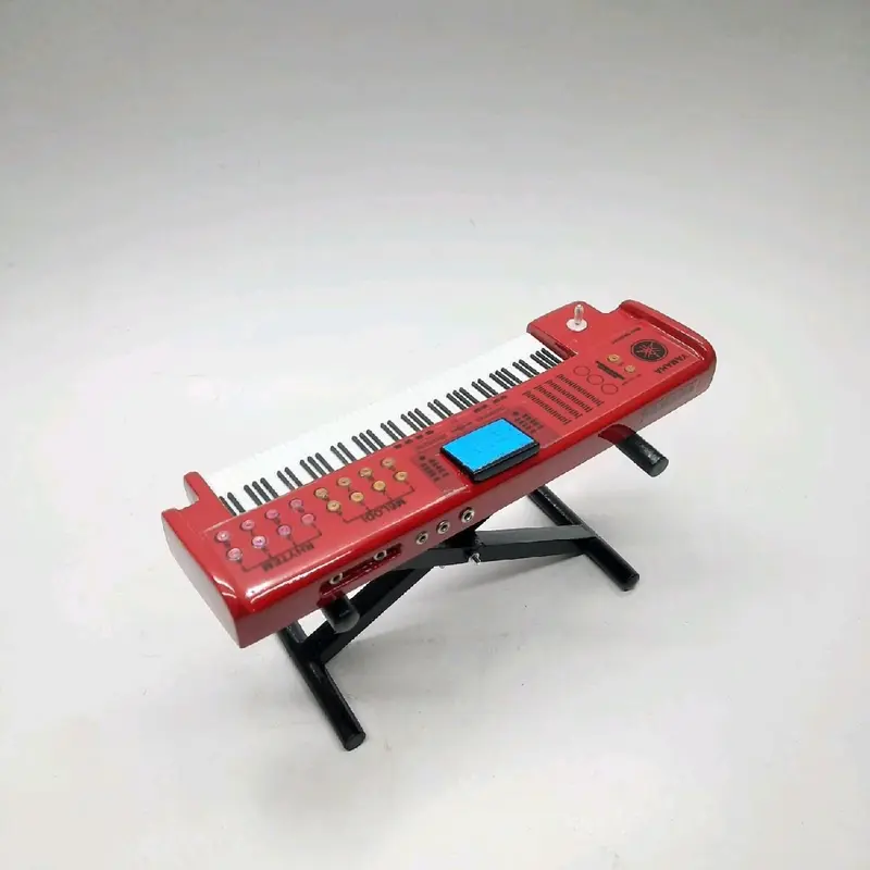 miniatur KEYBOARD skala.1 : 12 hiasan rak dinding rak kaca pajangam dekorasi rumah 5