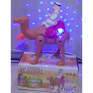 Mainan Anak Onta Souvenir Robot Unta Arab Bisa Jalan & Berbunyi Bonus Baterai