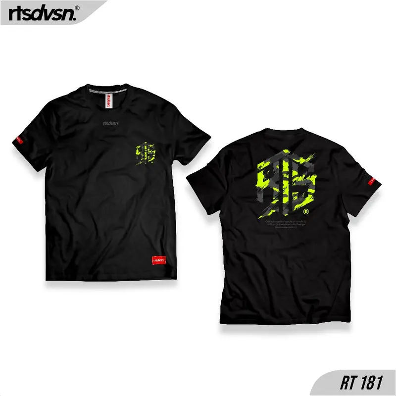T-SHIRT RTSDVSN 181 | LENGAN PENDEK MOTIF LOGOS Waktu Luang Kantor 3