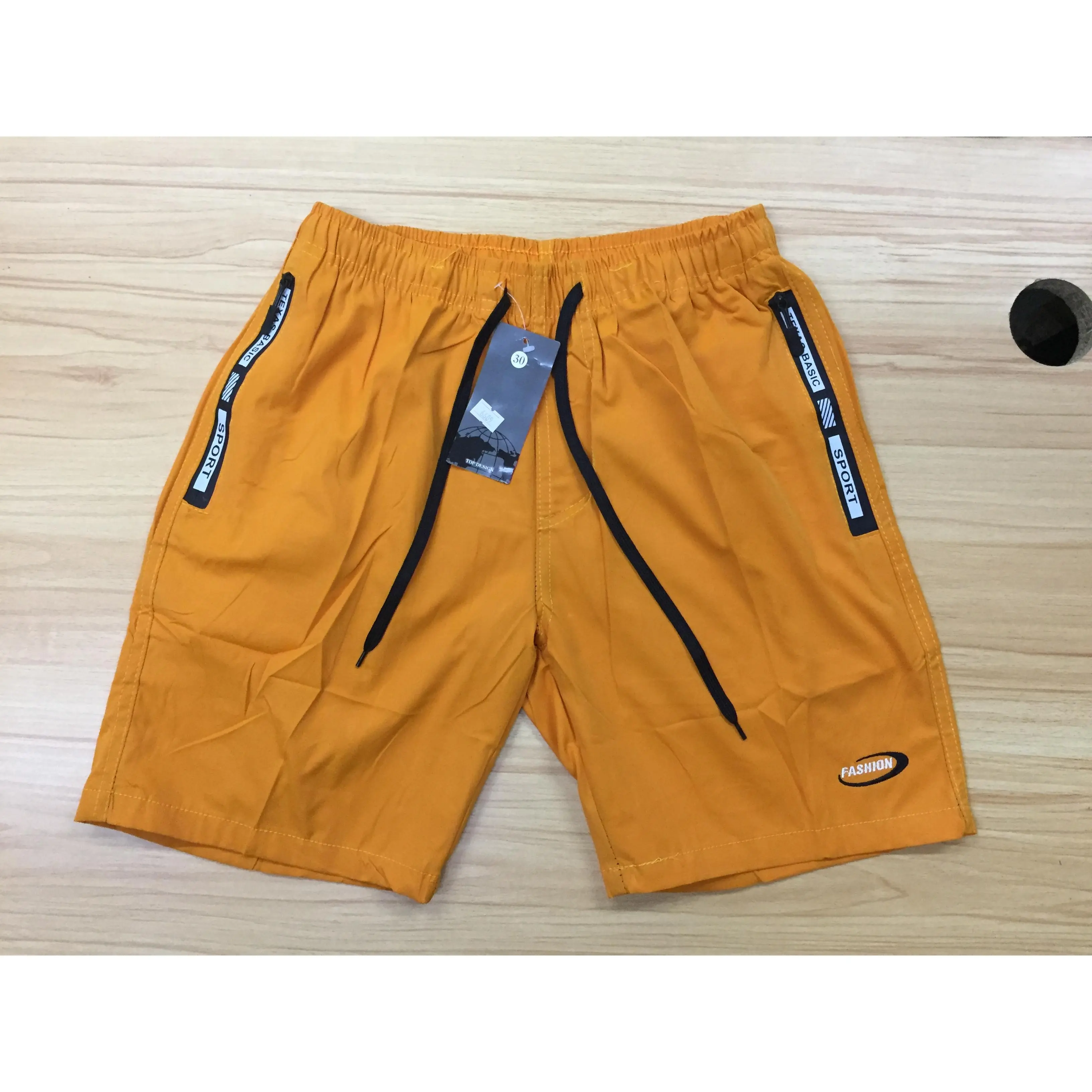 Summer thin quick-drying shorts woven breathable sports open fork leisure breathable fitness loose running 6609 Menswear Lingerie Man Tropical