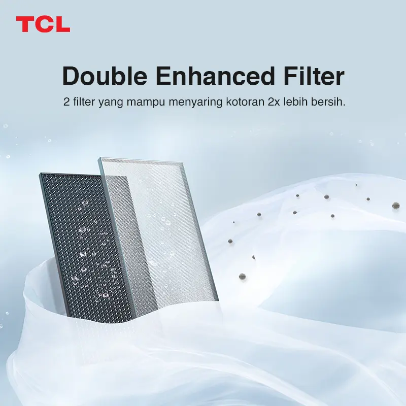 [FLASH SALE] TCL MESIN CUCI TOP LOADING 8 KG - Honeycomb Crystal Drum - Auto Cleaning - Eight Wash Program - Dual Detergent Case (Model: TWA85-20GM) 4