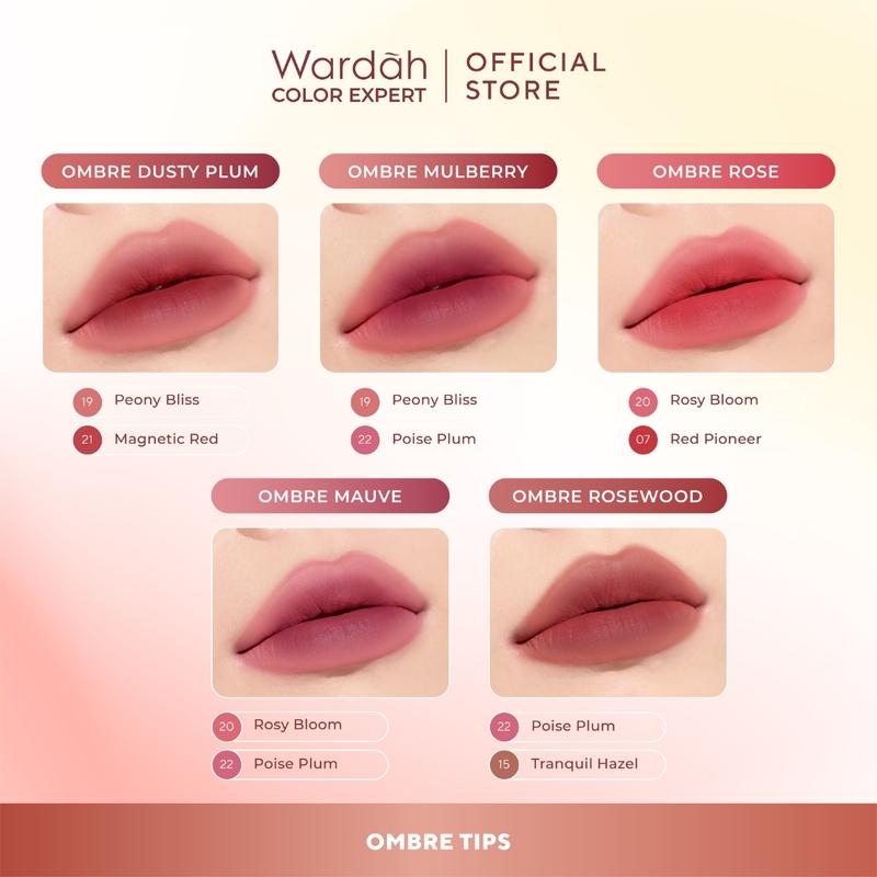 Wardah Colorfit Velvet Lip Mousse Color Therapy - Mousse-like Soft Matte Finish with Blurry Effect 4