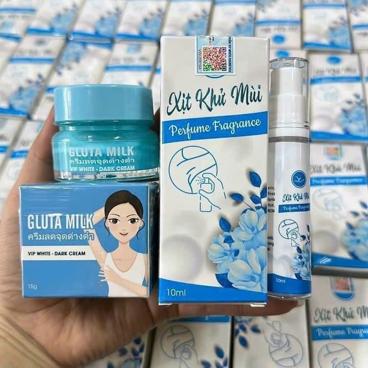 Kem nách Gluta Milk 15g [ Mua 1 hộp tặng 1 tuýp ]