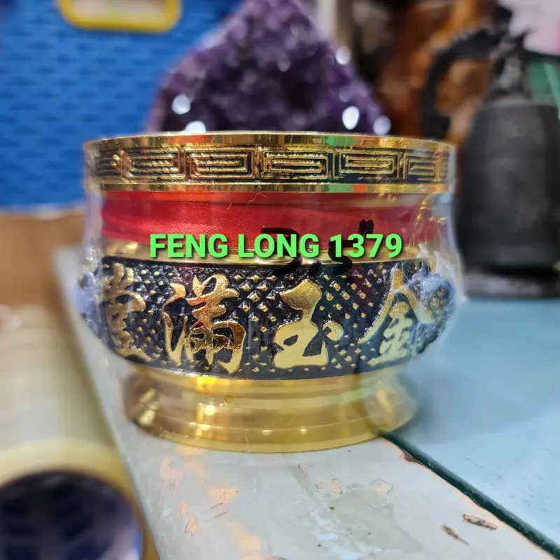 Hiolo | Tempat Bakar Dupa Bahan Kuningan Import China Ukuran 3,5" / 3,5 Inci 3