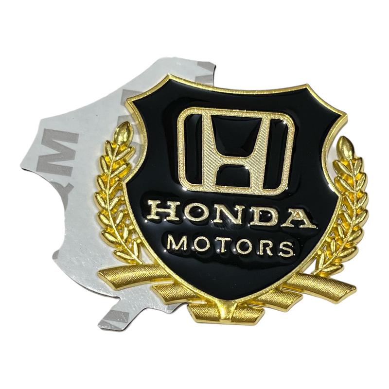 Logo Honda Nhôm Hình Lá Lúa Sẵn Keo 3M Dán Xe Máy, Xe Điện Cực Đẹp