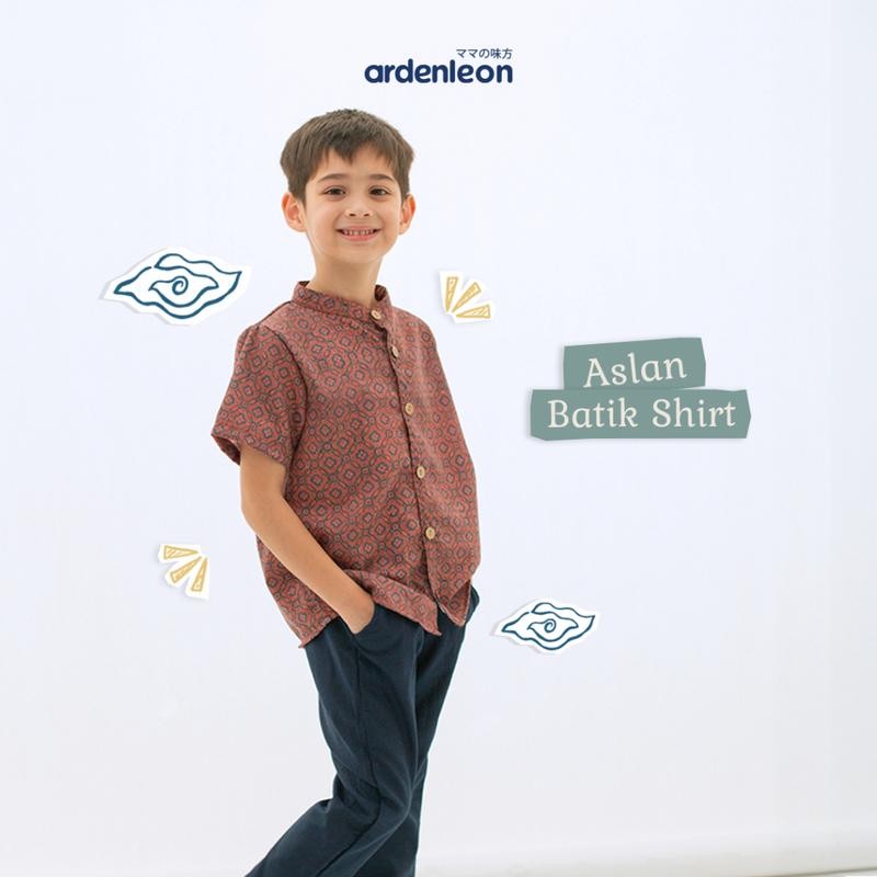 ARDENLEON Atasan Kemeja Anak Laki Laki Aslan Batik Shirt 2.0 5