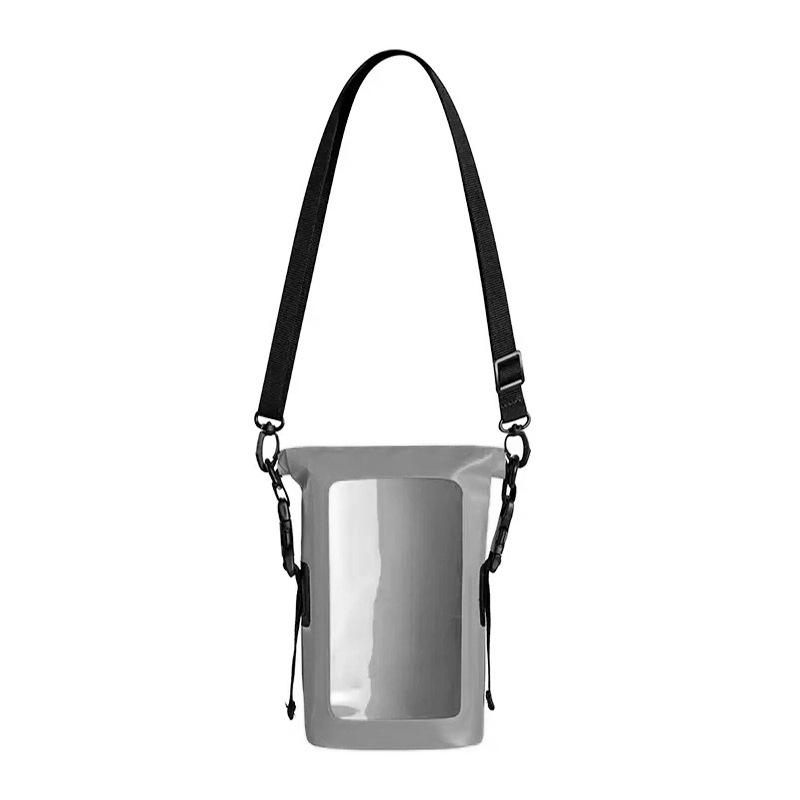 Product Introduction of Outdoor mobile phone water-proof shoulder bag waterproof Drybag seaside beach swimming drifting 2L crossbody bag fashion PVC waterproof bag bag 17