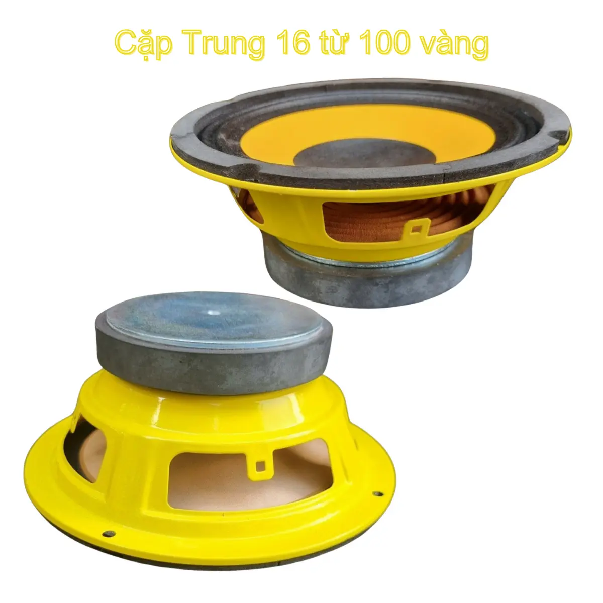 Cặp Loa Trung 16cm từ 100 công suất 25w-100w chuyên dùng lắp ráp thay thế cho các dòng loa bluetooth karaoke loa kéo gia đình và sự kiện Kem Phụ Kiện