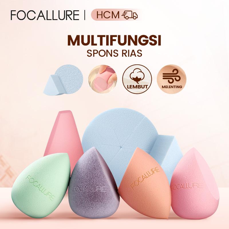 FOCALLURE Bọt biển trang điểm Không có mủ & đa chức năng Bọt biển trang điểm Bông xốp trang điểm nền mềm 20g