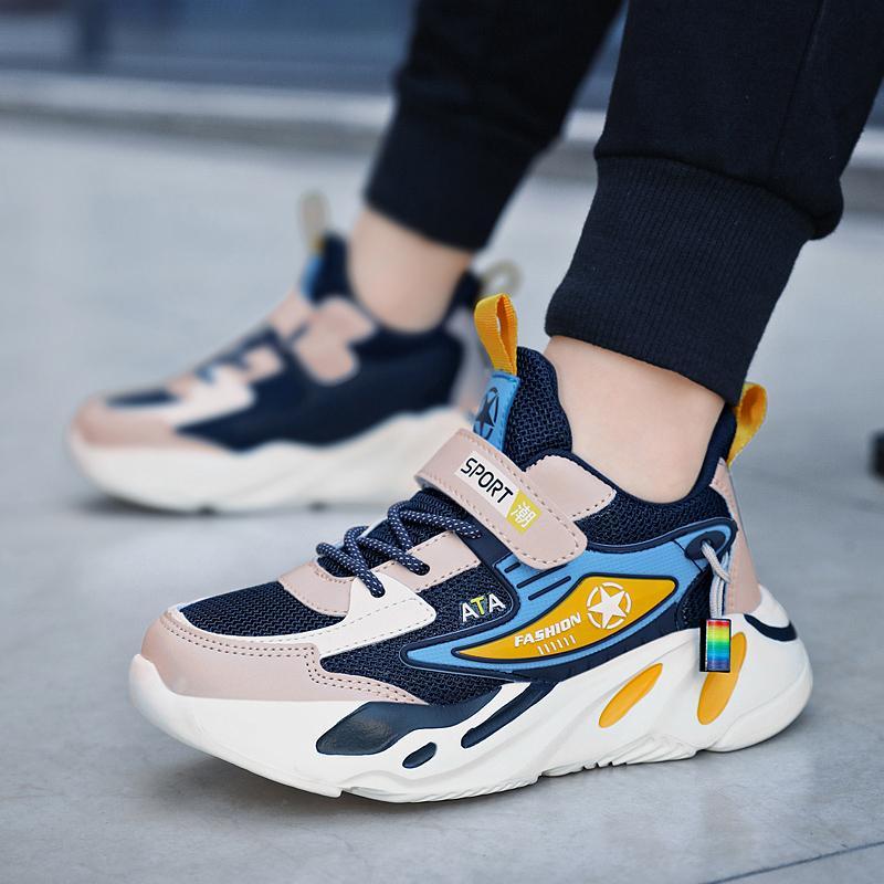 Giày Thể Thao Thoáng Khí Cho Trẻ Em, Giày Lưới Cho Bé Trai, Hàng Có Sẵn Tập Thể Dục Sneaker 6